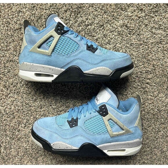 Nike Air Jordan 4 University Blue Size 6 Youth (Size 7.5 Women's) - Picture 1 of 7